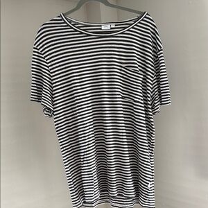 Black and White Striped T-Shirt